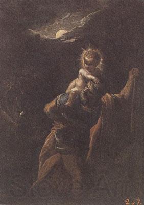 Peter Paul Rubens St Christopber (mk01) Norge oil painting art